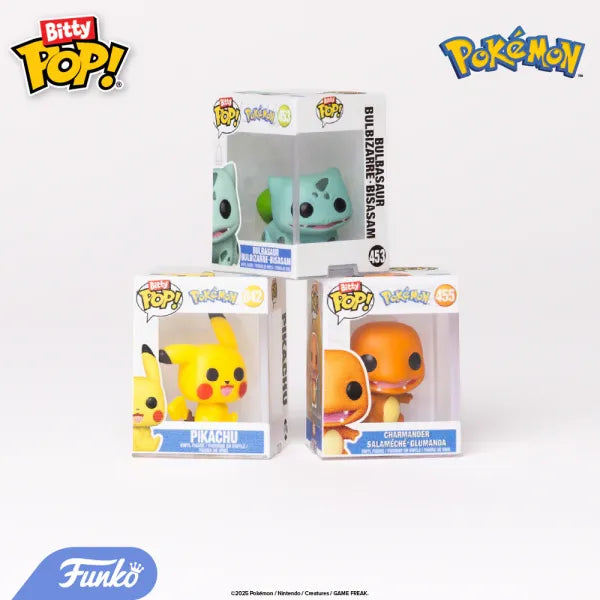Funko - Bitty POP! - Pokémon Bulbasaur - 4 Pack Series 3