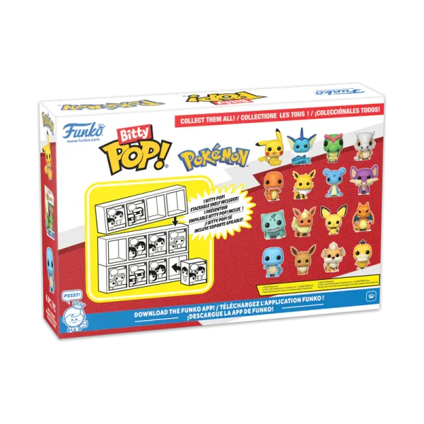 Funko - Bitty POP! - Pokémon Bulbasaur - 4 Pack Series 3