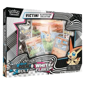 Black Bolt & White Flare Victini Illustration Collection