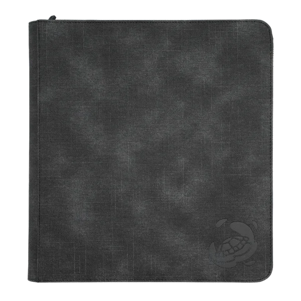 PayaShell | Caratex Zip-Up Album - 24-Pocket - 3 Mesh Pockets | Black