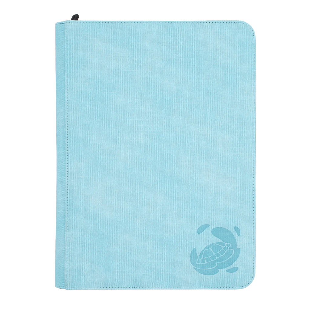 PayaShell | Caratex Zip-Up Album - 18-Pocket - 3 Mesh Pockets | Light Blue