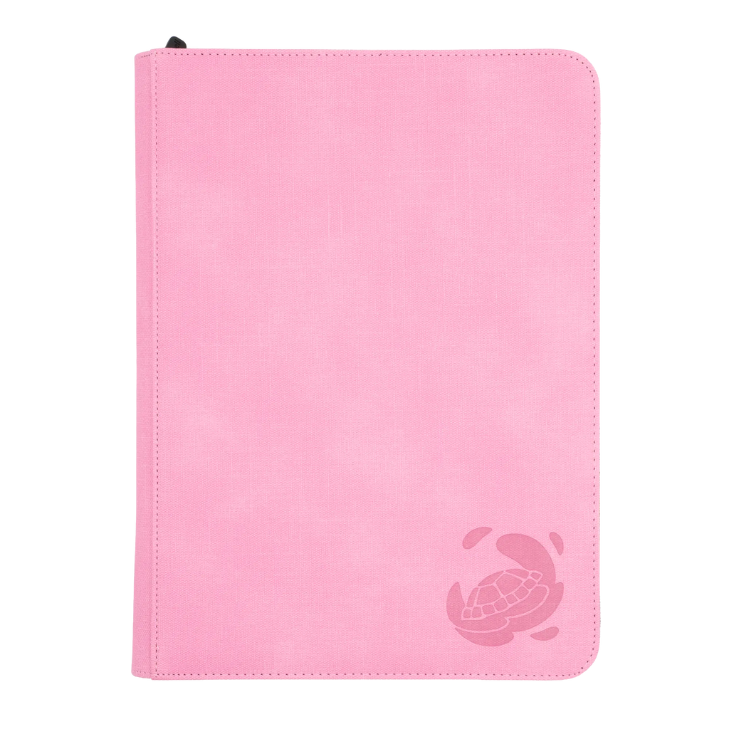 PayaShell | Caratex Zip-Up Album - 18-Pocket - 3 Mesh Pockets | Pastel Pink