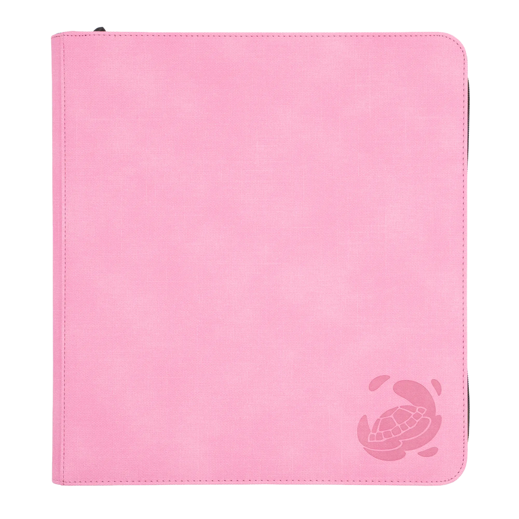 PayaShell | Caratex Zip-Up Album - 24-Pocket - 3 Mesh Pockets | Pastel Pink