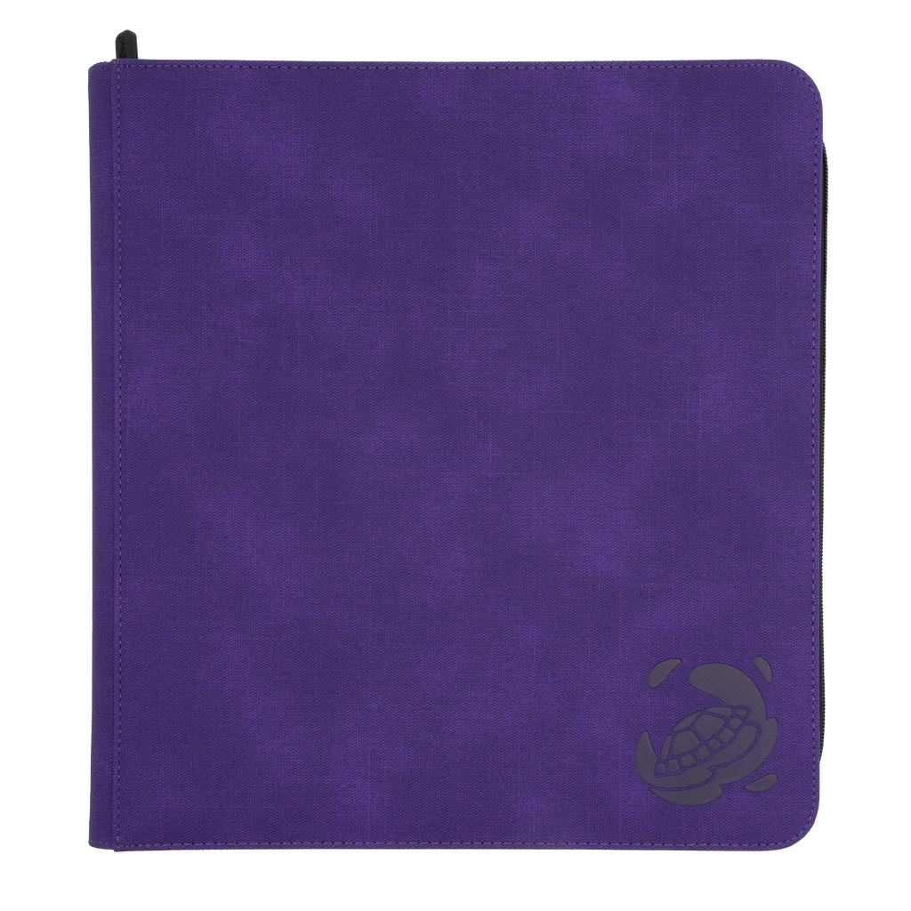 PayaShell | Caratex Zip-Up Album - 24-Pocket - 3 Mesh Pockets | Purple