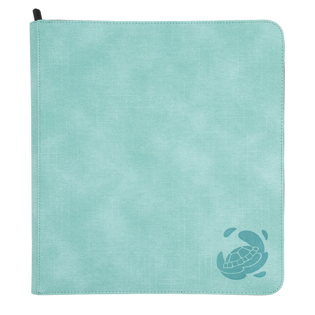 PayaShell | Caratex Zip-Up Album - 24-Pocket - 3 Mesh Pockets | Turquoise