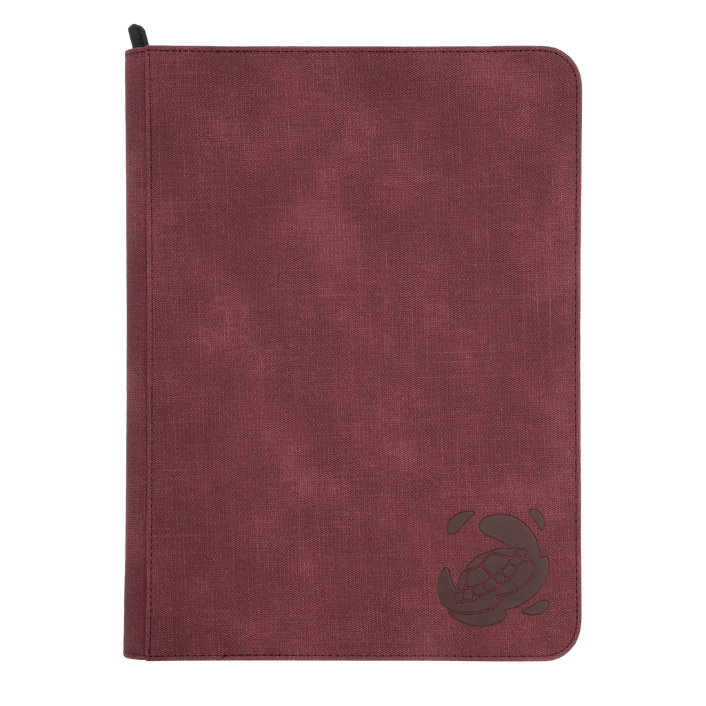 PayaShell | Caratex Zip-Up Album - 18-Pocket - 3 Mesh Pockets | Wine Red