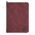 PayaShell | Caratex Zip-Up Album - 18-Pocket - 3 Mesh Pockets | Wine Red