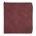 PayaShell | Caratex Zip-Up Album - 24-Pocket - 3 Mesh Pockets | Wine Red