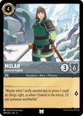Mulan - Armored Fighter - Ursula's Return Disney Lorcana