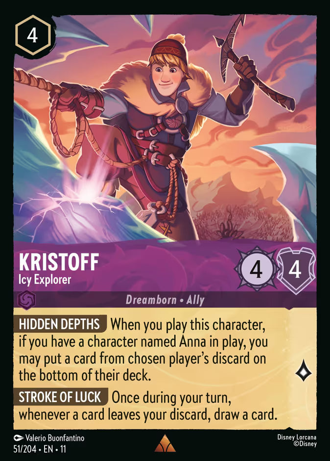 Kristoff - Icy Explorer - Winterspell Disney Lorcana