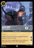 Kristoff - Official Ice Master - The First Chapter Disney Lorcana