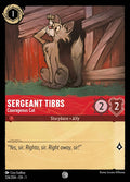Sergeant Tibbs - Courageous Cat - The First Chapter Disney Lorcana