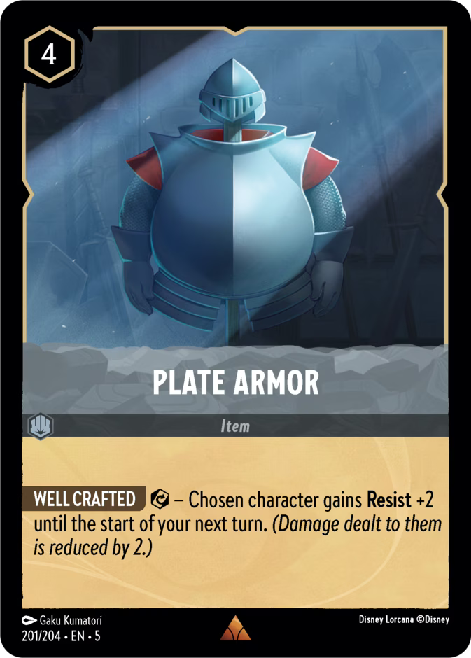 Plate Armor - Shimmering Skies Disney Lorcana