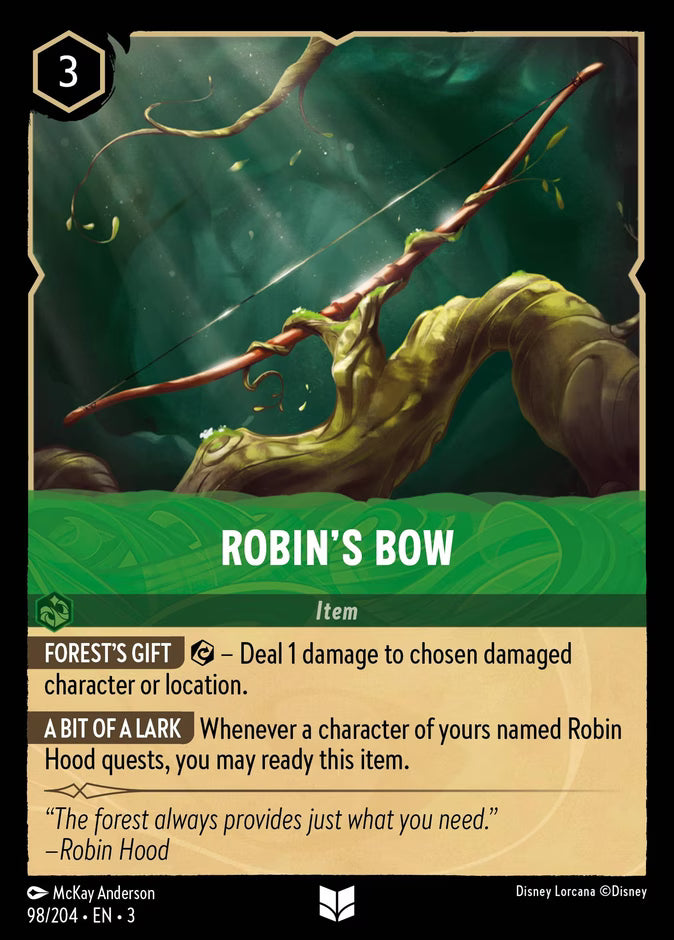 Robin's Bow - Into the Inklands Disney Lorcana