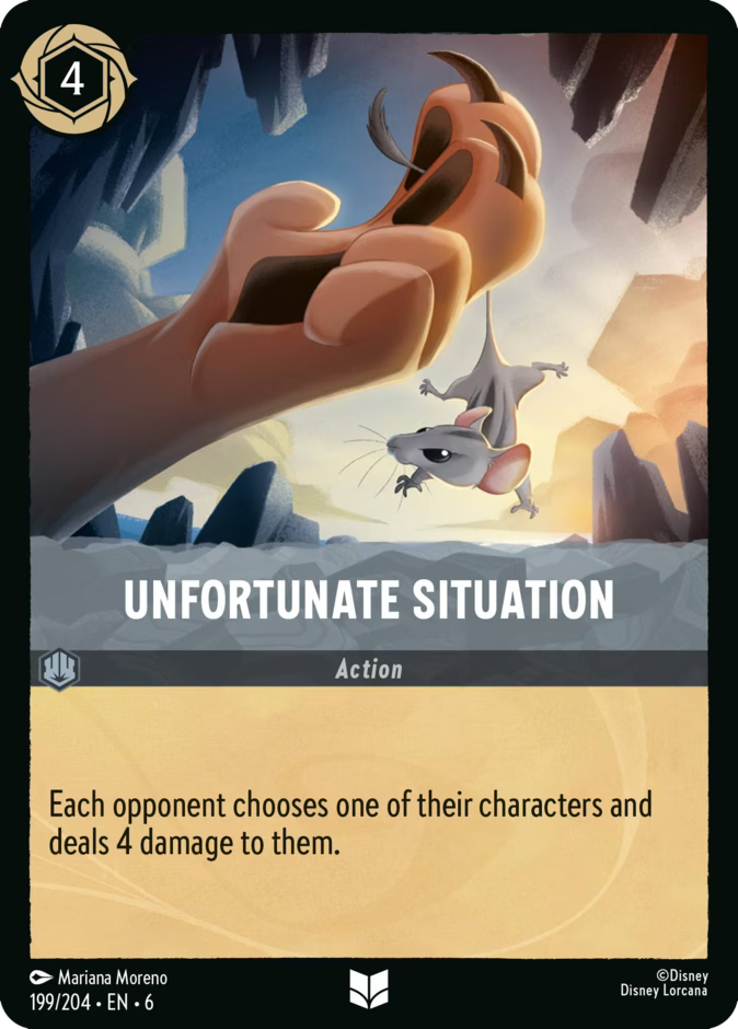 Unfortunate Situation - Azurite Sea Disney Lorcana