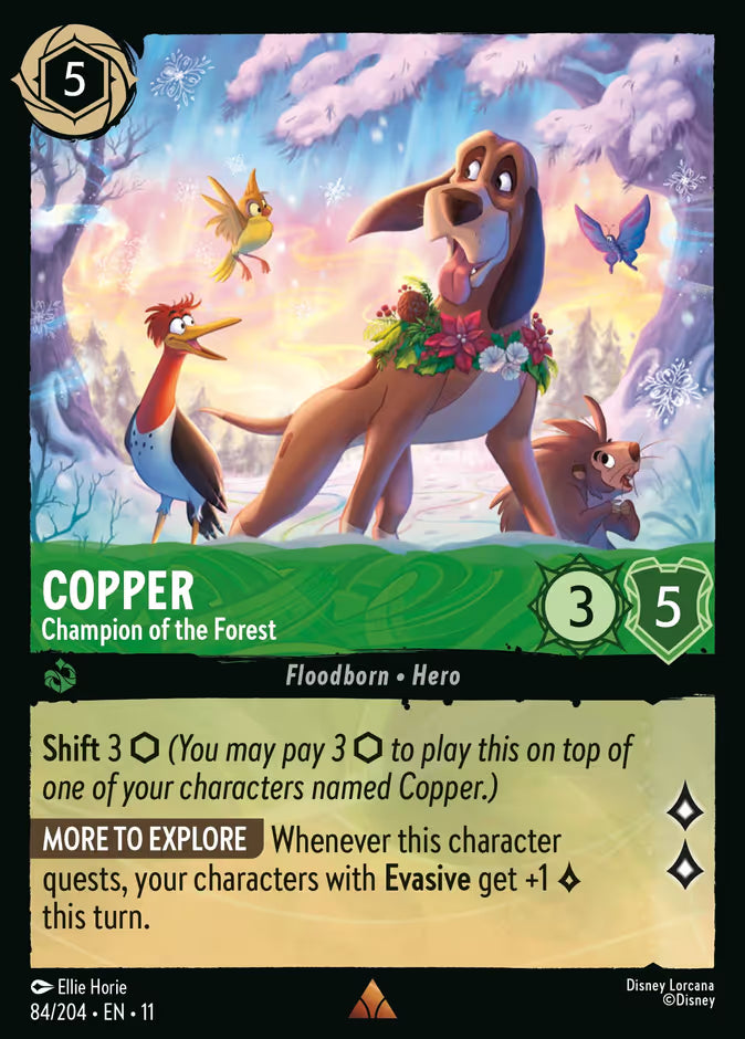 Copper - Champion of the Forest - Winterspell Disney Lorcana