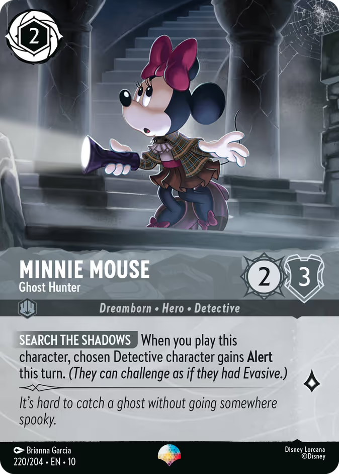 Minnie Mouse - Ghost Hunter - Whispers in the Well Disney Lorcana