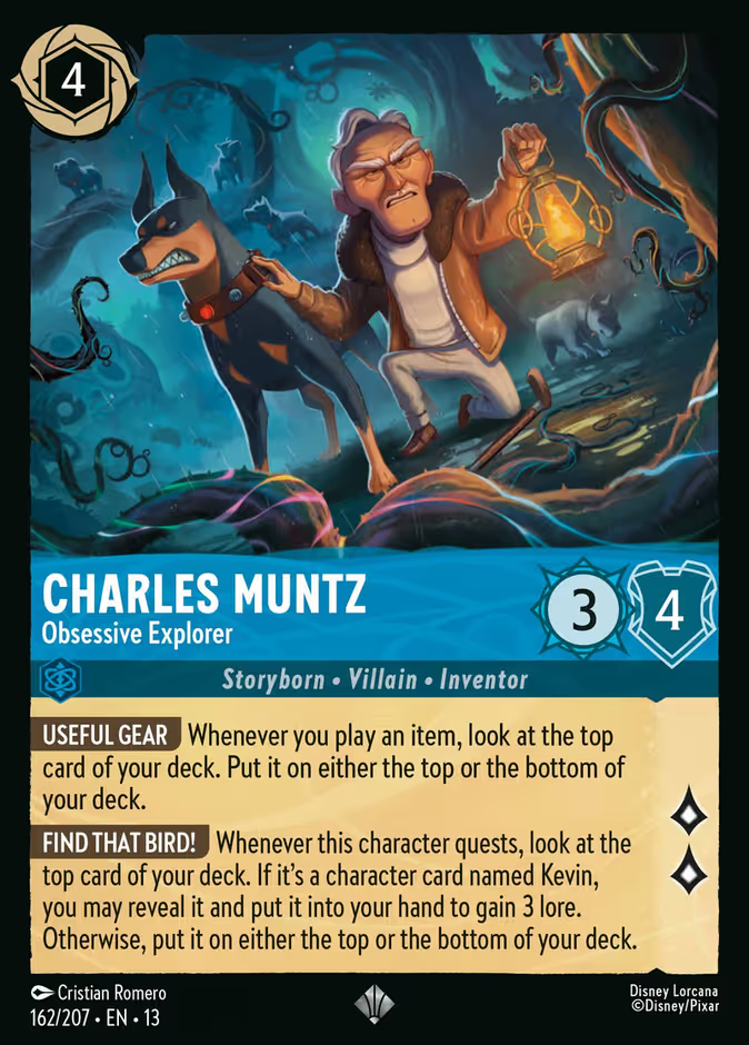 Charles Muntz - Obsessive Explorer - Attack of the Vine! Disney Lorcana