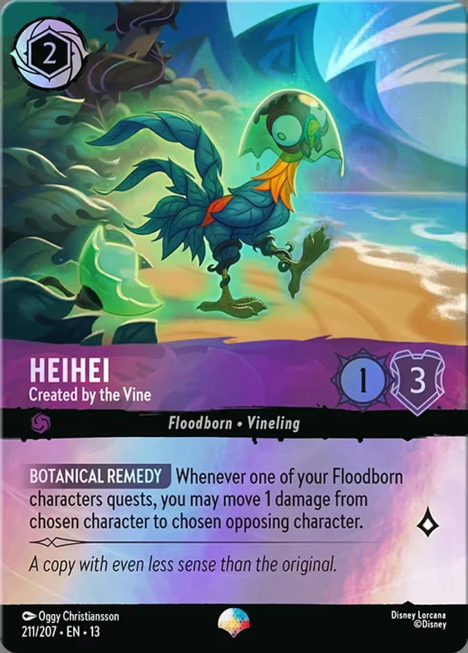 Heihei - Created by the Vine - Attack of the Vine! Disney Lorcana