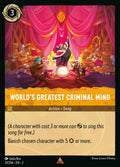 World's Greatest Criminal Mind - Rise of the Floodborn Disney Lorcana