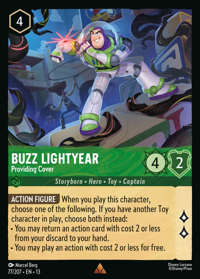 Buzz Lightyear - Providing Cover - Attack of the Vine! Disney Lorcana