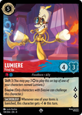 Lumiere - Fired Up - Reign of Jafar Disney Lorcana