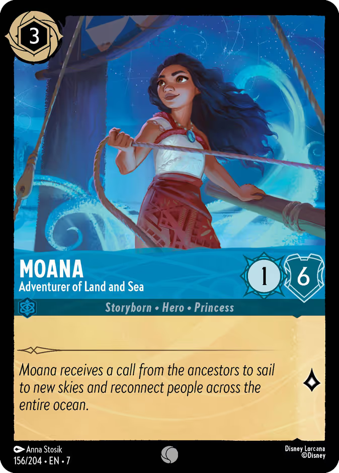 Moana - Adventurer of Land and Sea - Archazia's Island Disney Lorcana