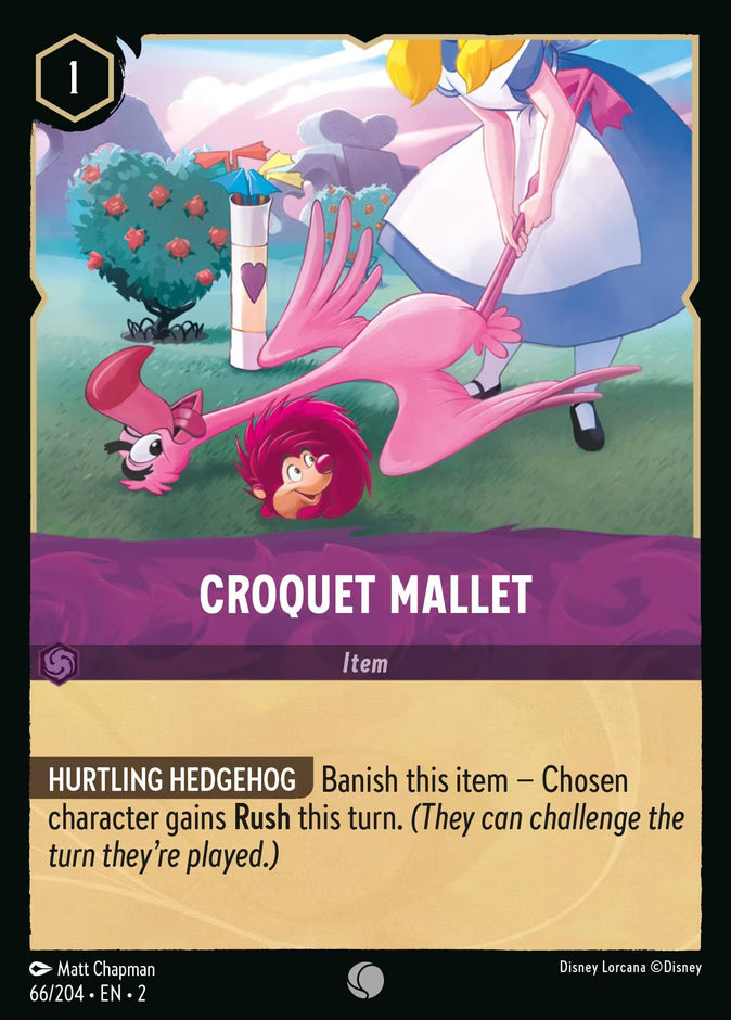 Croquet Mallet - Rise of the Floodborn Disney Lorcana
