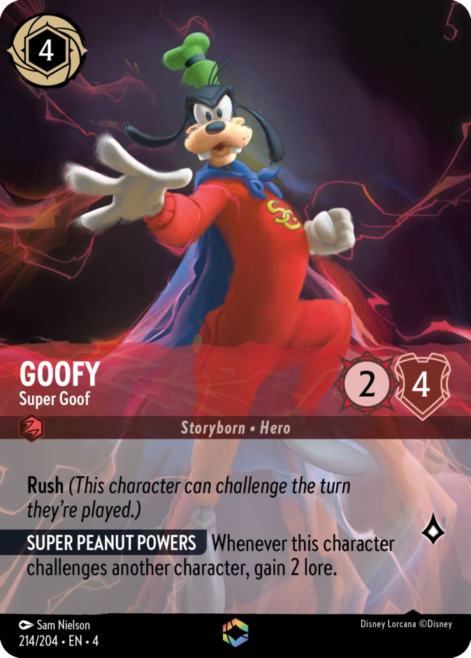 Goofy - Super Goof - Ursula's Return Disney Lorcana