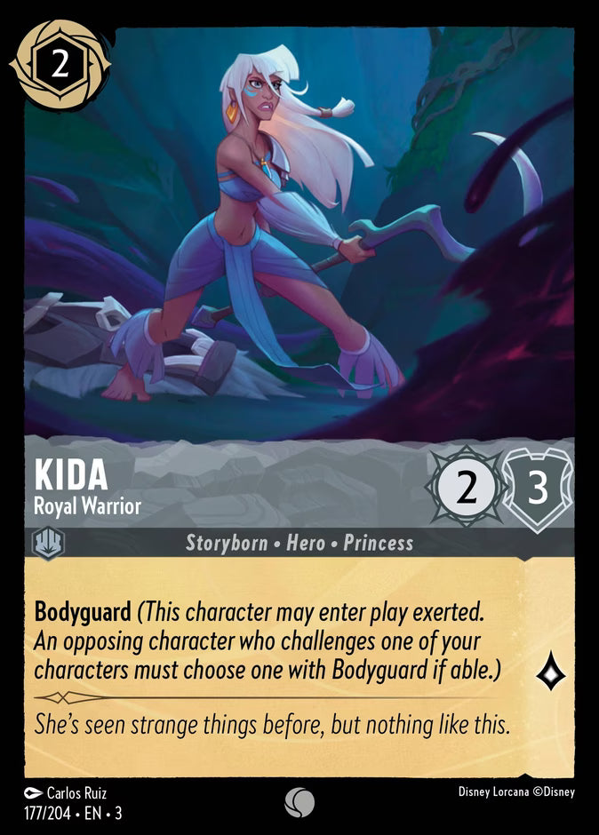 Kida - Royal Warrior - Into the Inklands Disney Lorcana