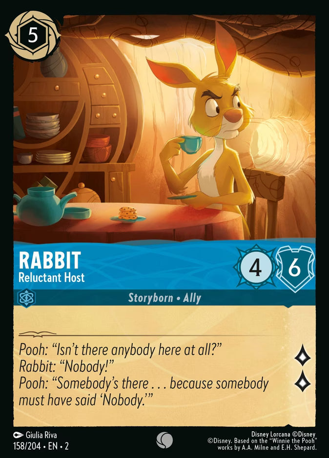 Rabbit - Reluctant Host - Rise of the Floodborn Disney Lorcana