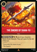 The Sword of Shan-Yu - Reign of Jafar Disney Lorcana