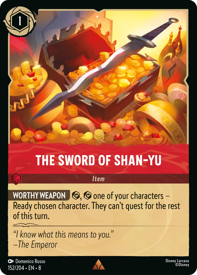 The Sword of Shan-Yu - Reign of Jafar Disney Lorcana