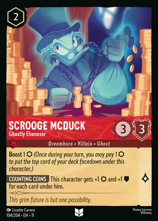 Scrooge McDuck - Ghostly Ebenezer - Winterspell Disney Lorcana