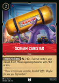 Scream Canister - Attack of the Vine! Disney Lorcana