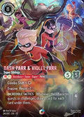 Dash Parr & Violet Parr - Super Siblings - Attack of the Vine! Disney Lorcana