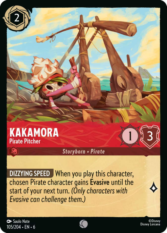 Kakamora - Pirate Pitcher - Azurite Sea Disney Lorcana