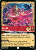 Beast - Aggressive Lord - Whispers in the Well Disney Lorcana