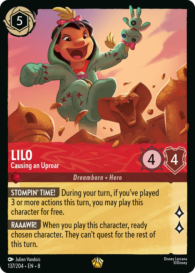Lilo - Causing an Uproar - Reign of Jafar Disney Lorcana