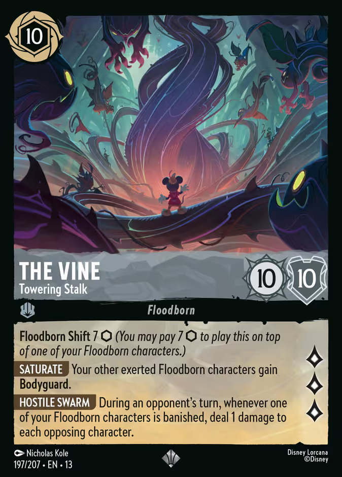 The Vine - Towering Stalk - Attack of the Vine! Disney Lorcana