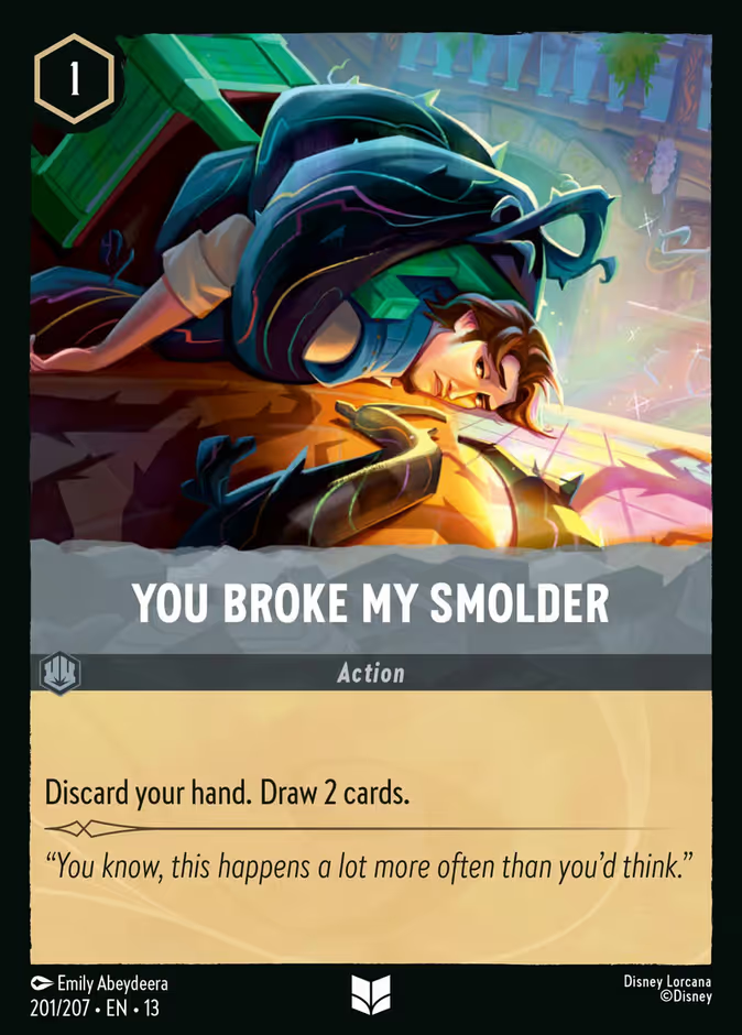 You Broke My Smolder - Attack of the Vine! Disney Lorcana