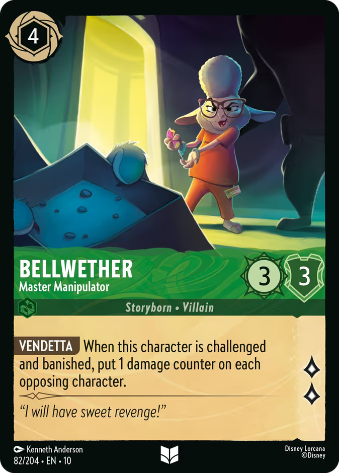 Bellwether - Master Manipulator - Whispers in the Well Disney Lorcana
