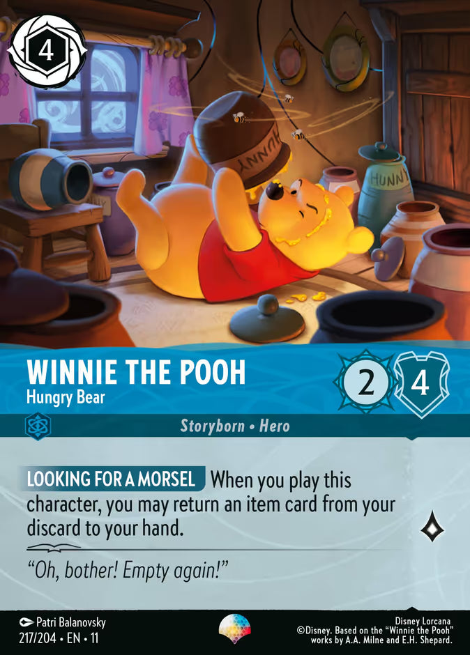 Winnie the Pooh - Hungry Bear - Winterspell Disney Lorcana