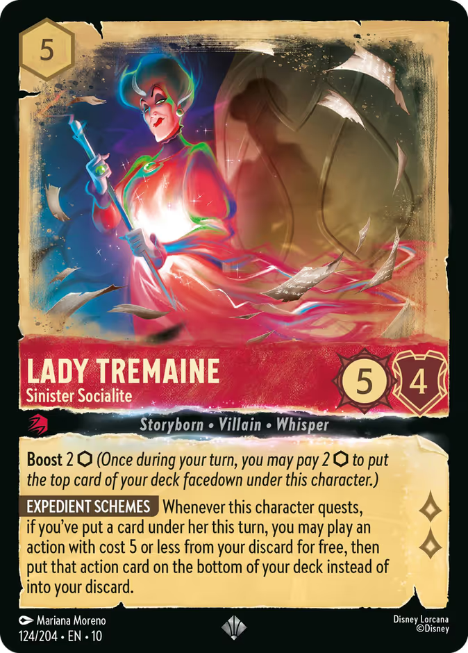 Lady Tremaine - Sinister Socialite - Whispers in the Well Disney Lorcana