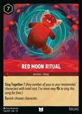 Red Moon Ritual - Attack of the Vine! Disney Lorcana