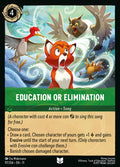 Education or Elimination - Winterspell Disney Lorcana