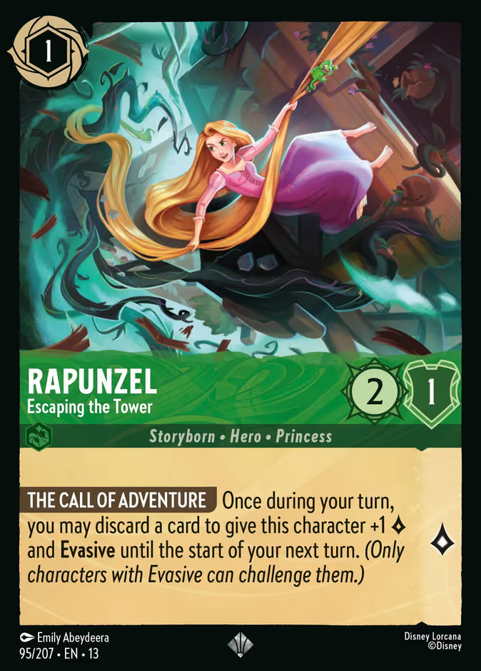 Rapunzel - Escaping the Tower - Attack of the Vine! Disney Lorcana