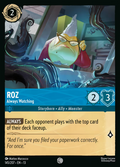 Roz - Always Watching - Attack of the Vine! Disney Lorcana