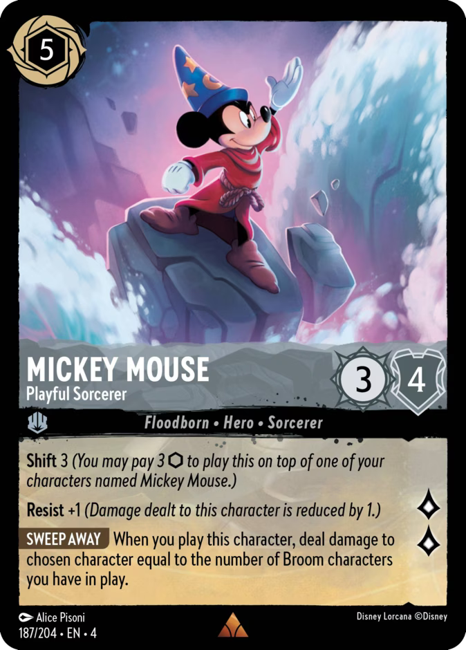 Mickey Mouse - Playful Sorcerer - Ursula's Return Disney Lorcana