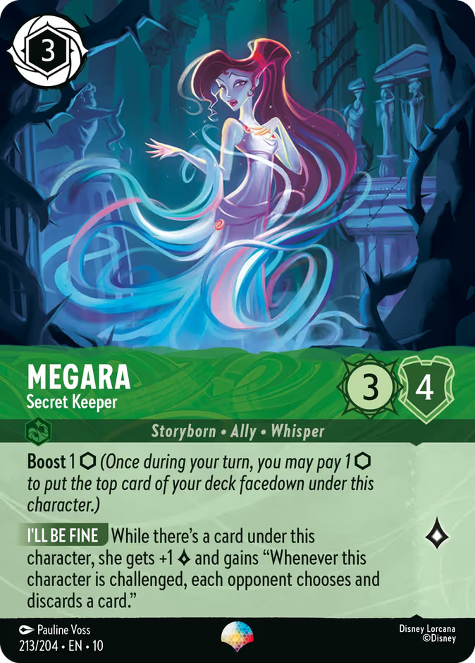 Megara - Secret Keeper - Whispers in the Well Disney Lorcana